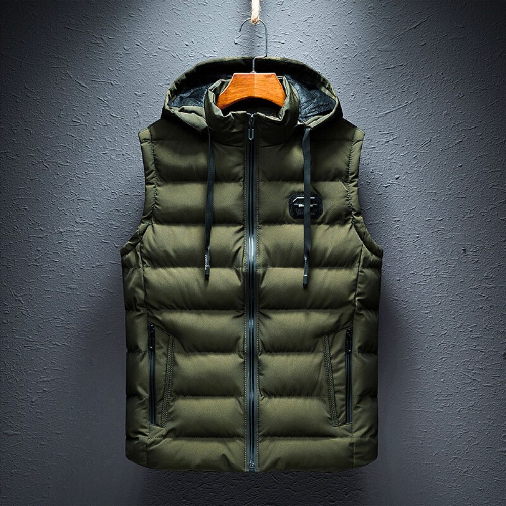 Kyree | Herren Puffer mit Kapuze Weste | Warme