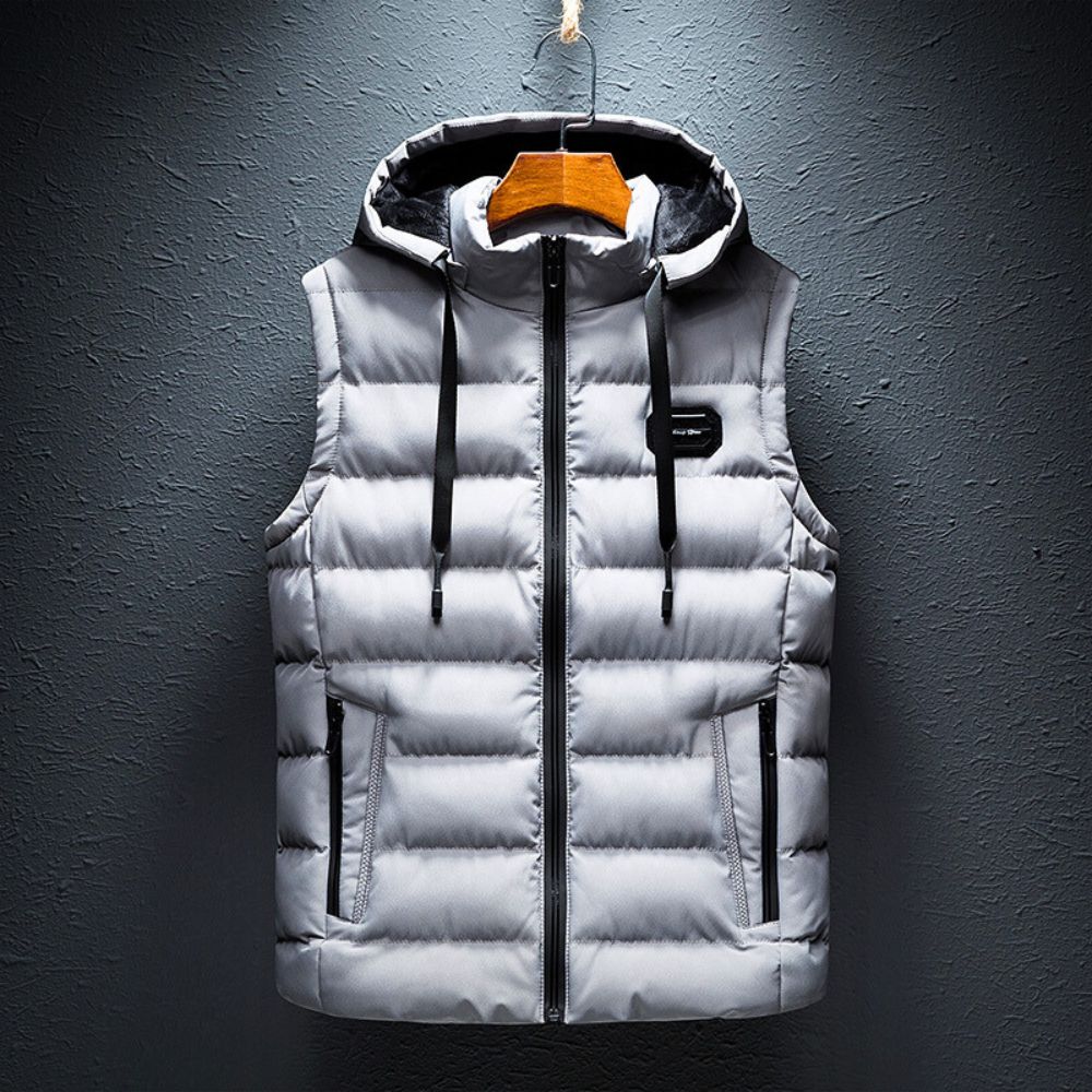 Kyree | Herren Puffer mit Kapuze Weste | Warme