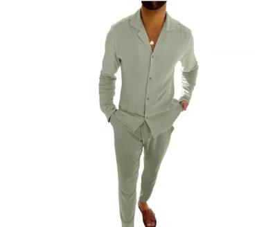 Mathew | Herren Elegantes Sommer Set | Langarm