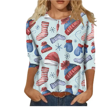 Frincess | Damen Weihnachts T-Shirt | Langarm