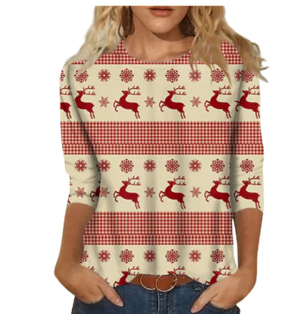 Frincess | Damen Weihnachts T-Shirt | Langarm