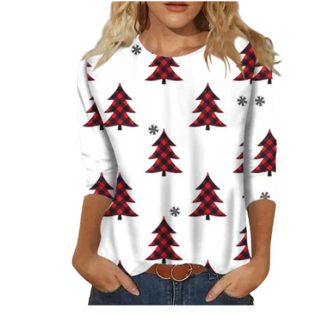 Frincess | Damen Weihnachts T-Shirt | Langarm