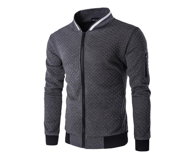 Zavier | Herren Lässige Reißverschlussjacke | Warme