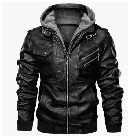 Nelo | Herren Motorrad Bomber Jacke | Lässig