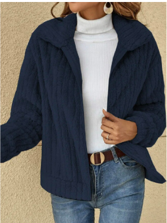 Estelle | Damen Warme Klassiker Jacke | Reißverschluss