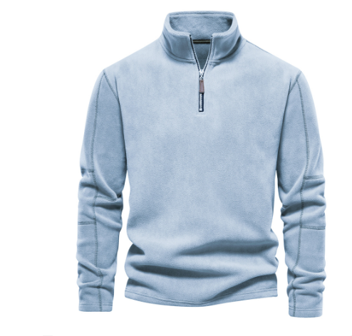 Quentin | Herren Warme Rollkragen Pullover | Reißverschluss