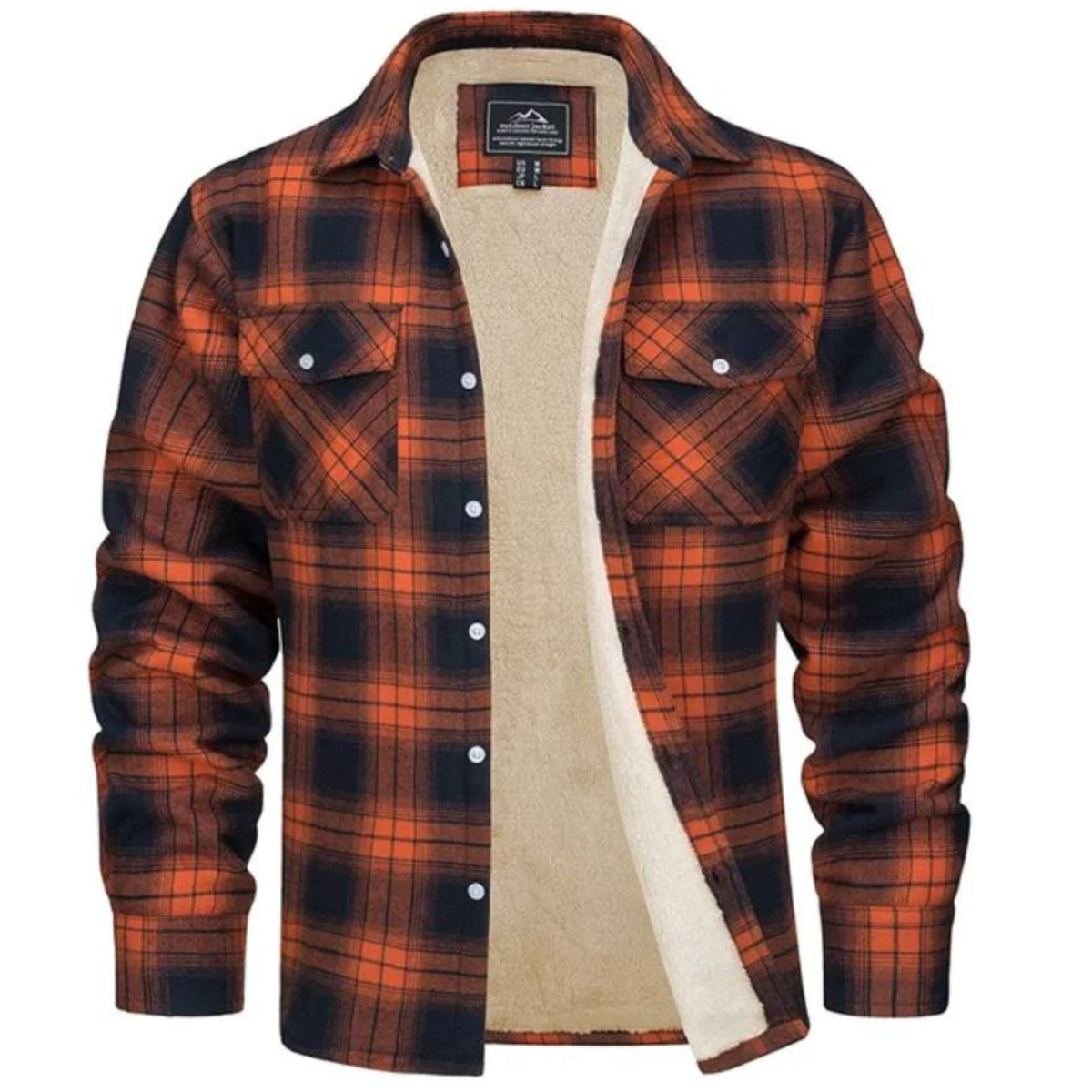 CheckFleece – Fleecegefütterte karierte Jacke