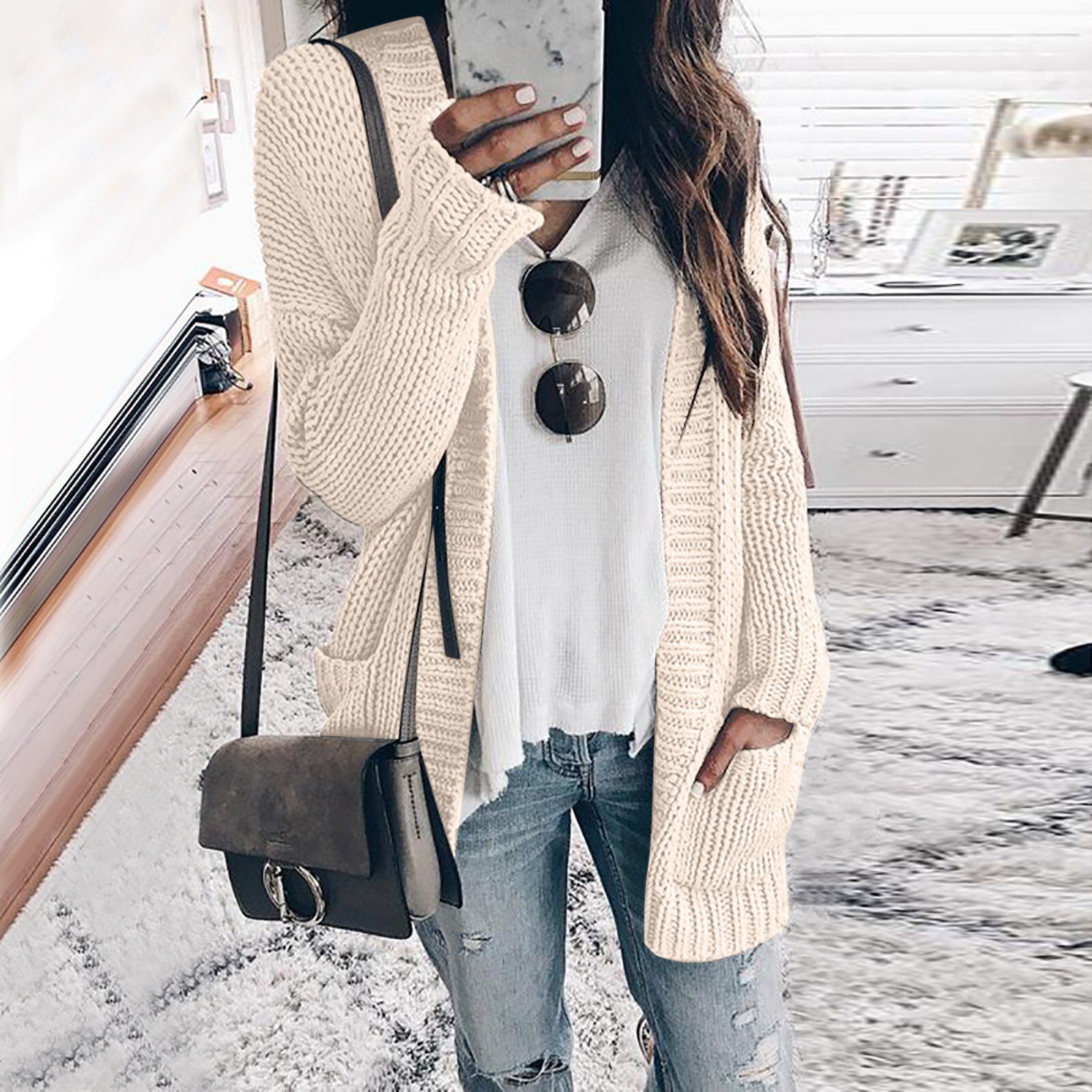 Jayme | Strickjacke in Übergröße