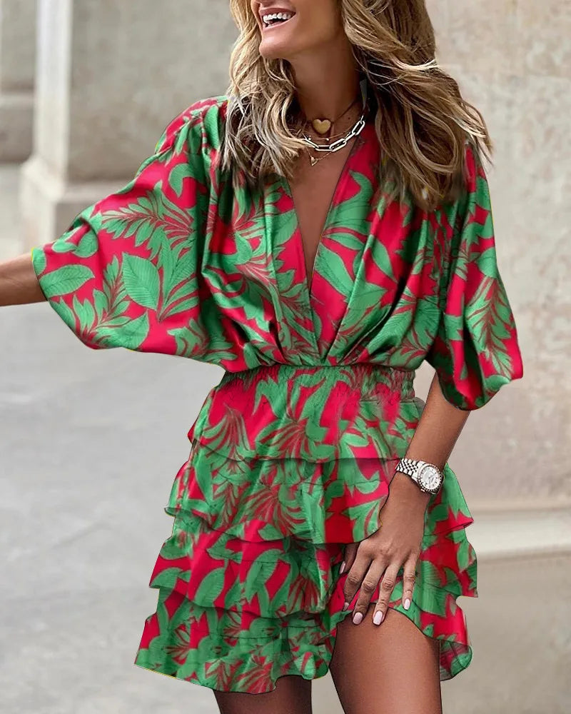 Elegantes Kleid mit Druck - Gail