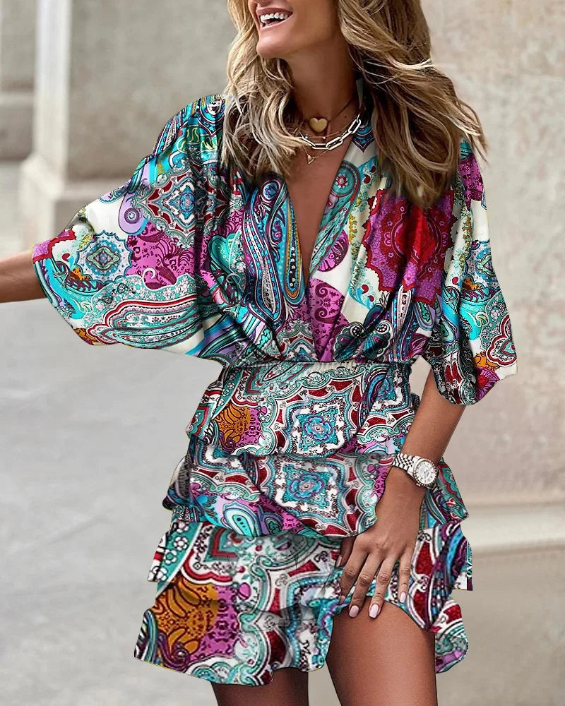 Elegantes Kleid mit Druck - Gail
