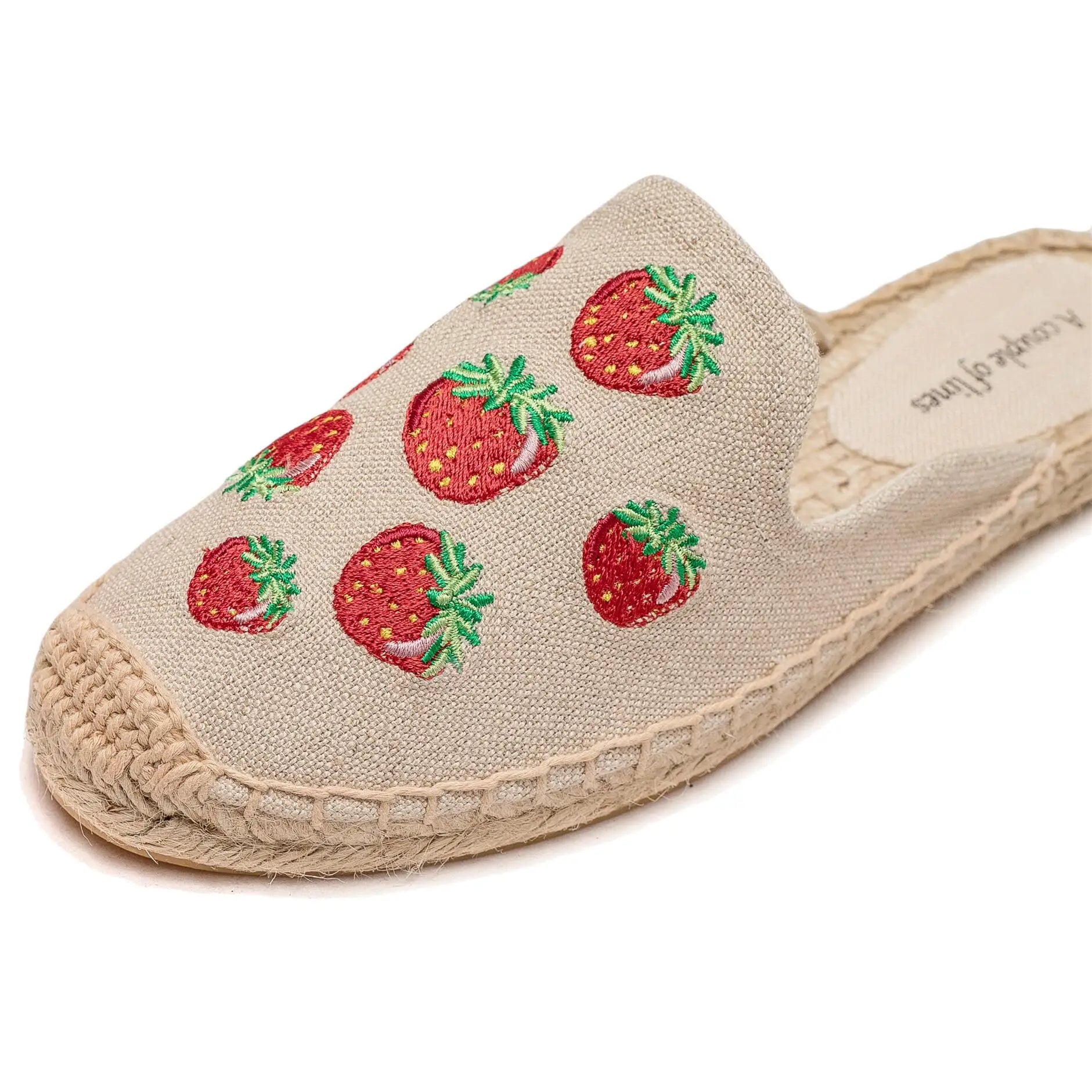 Espadrille-Pantoletten für Damen