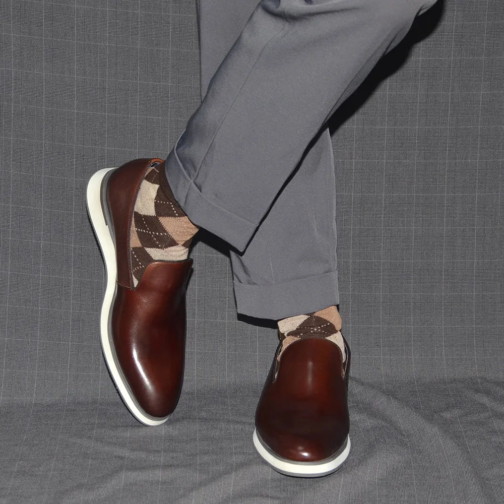 KlassischeEleganz – Klassische Herren Loafers aus Leder