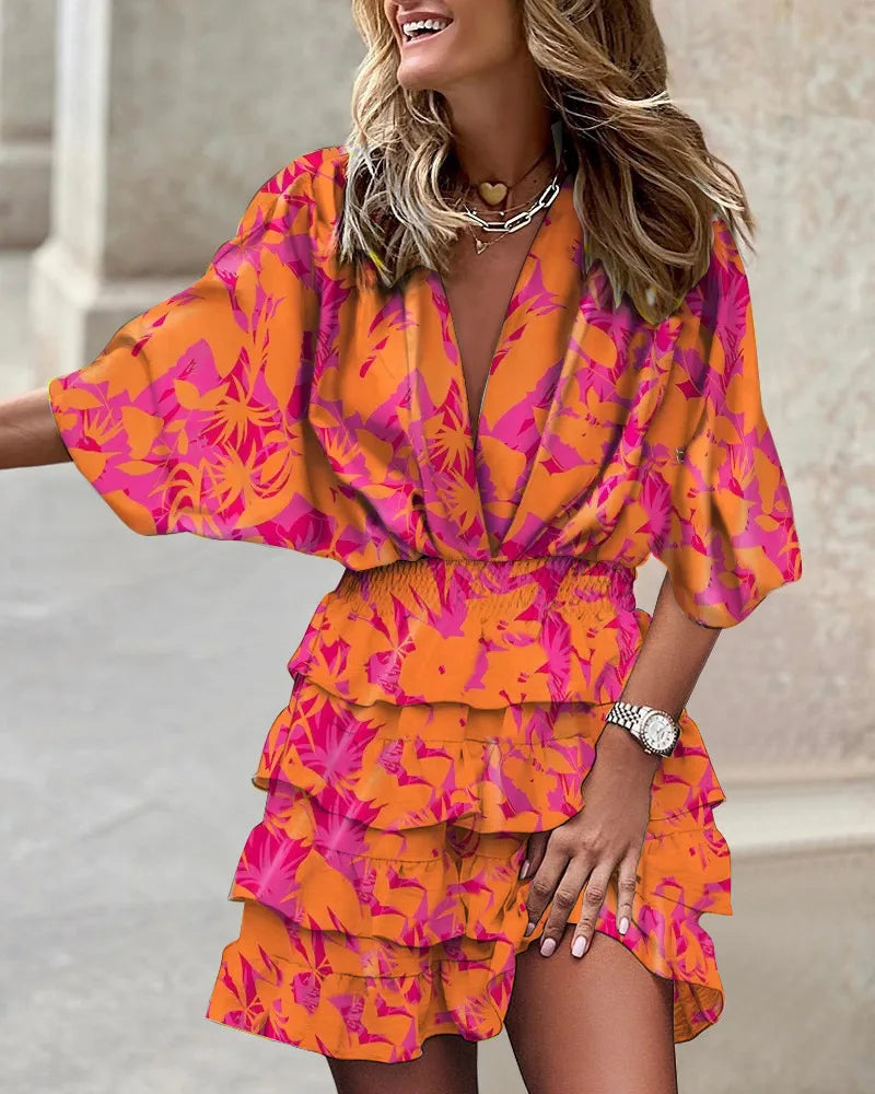 Elegantes Kleid mit Druck - Gail