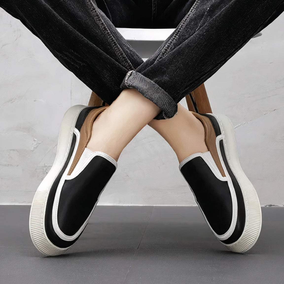 CanvasEase – Klassische Slip-On-Sneakers aus Canvas