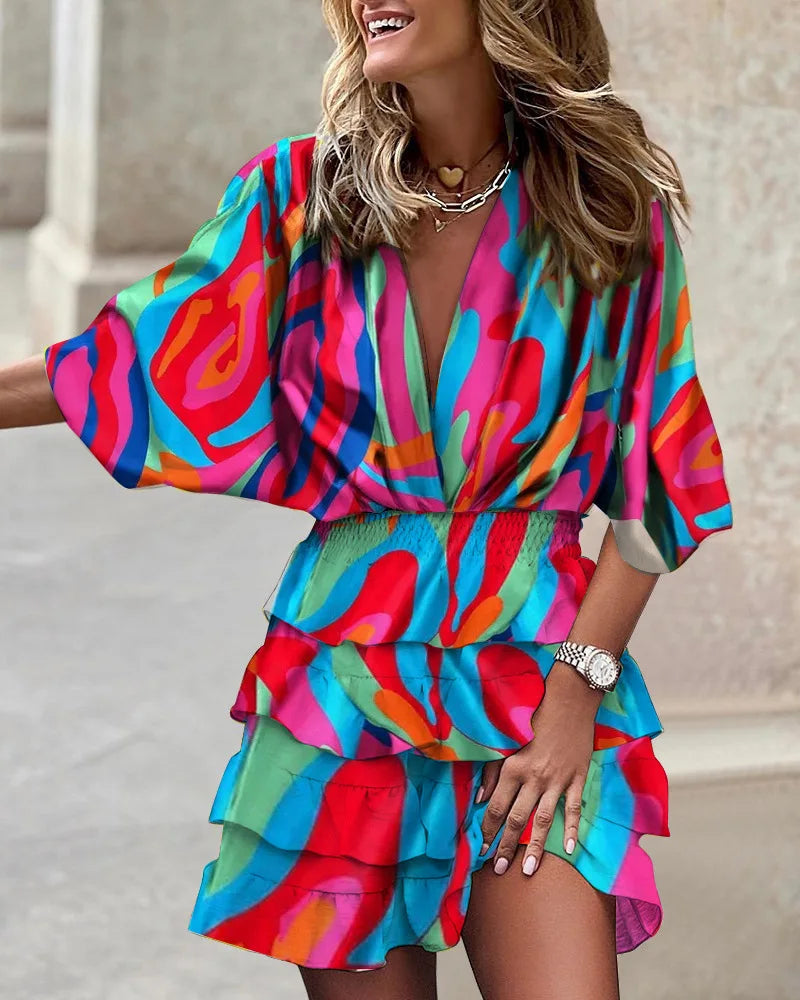 Elegantes Kleid mit Druck - Gail