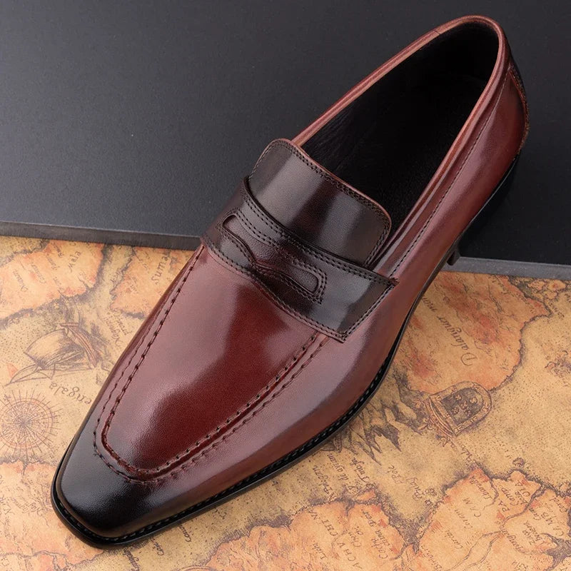 LuxeDress – Exklusive Leder Loafers für Herren