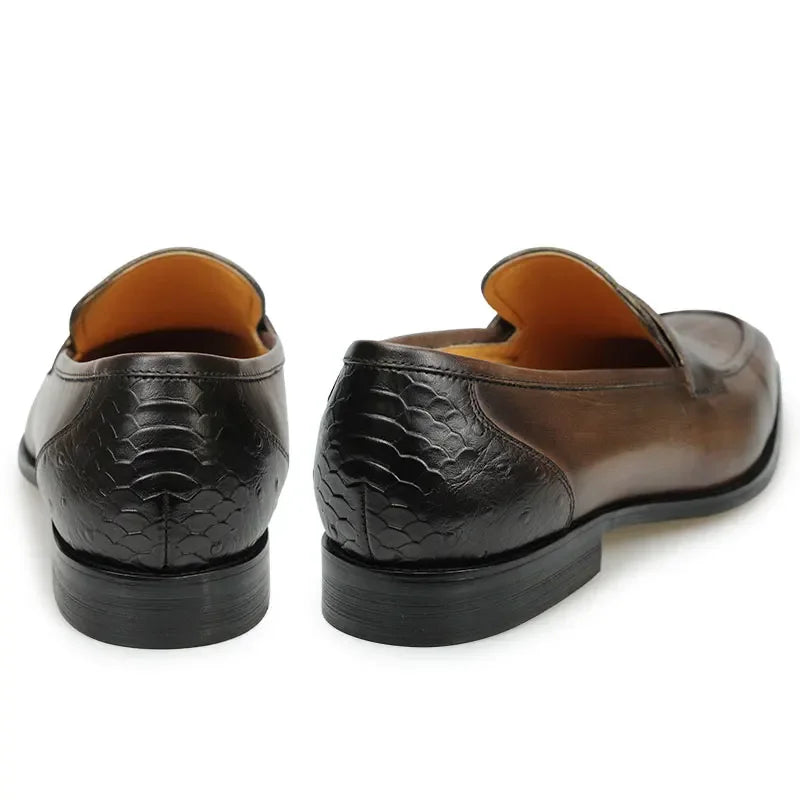 PrintLuxe – Exquisite Print Leder Loafers