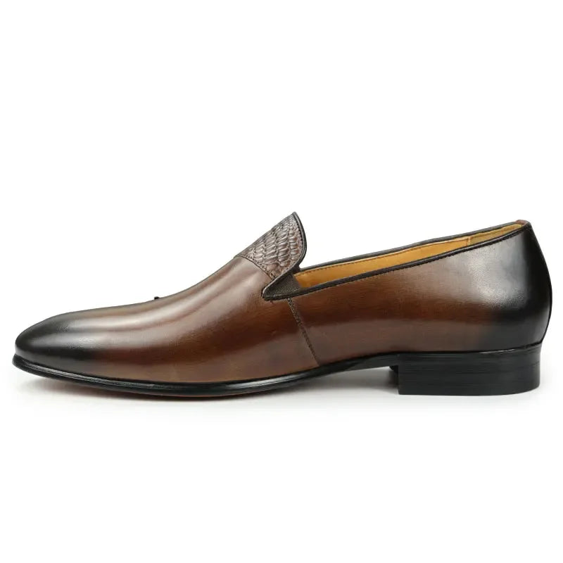 HandcraftedElegance – Handgefertigte Leder-Dress Loafers