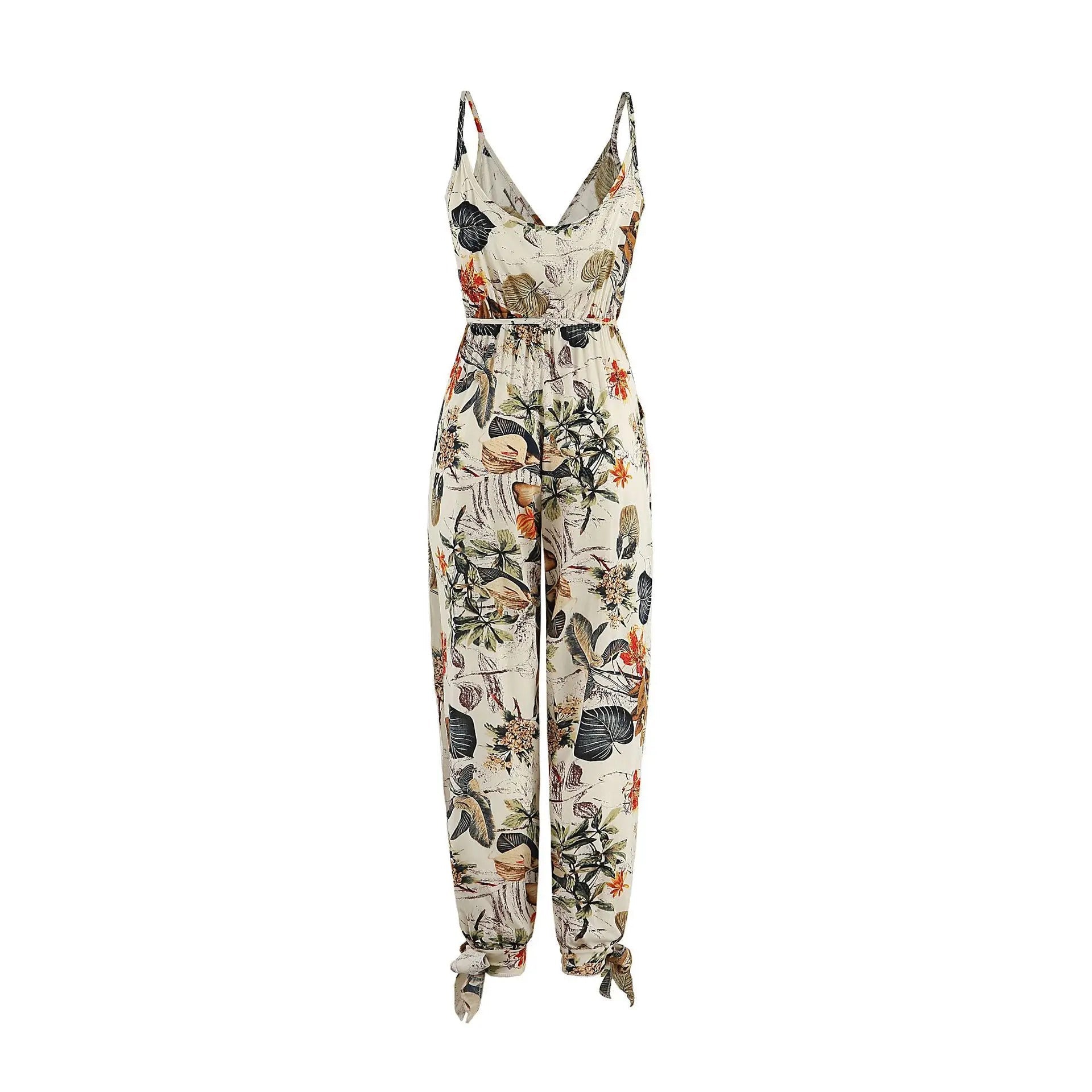 ELISHA - Jumpsuit mit Blumenmuster und hoher Taille