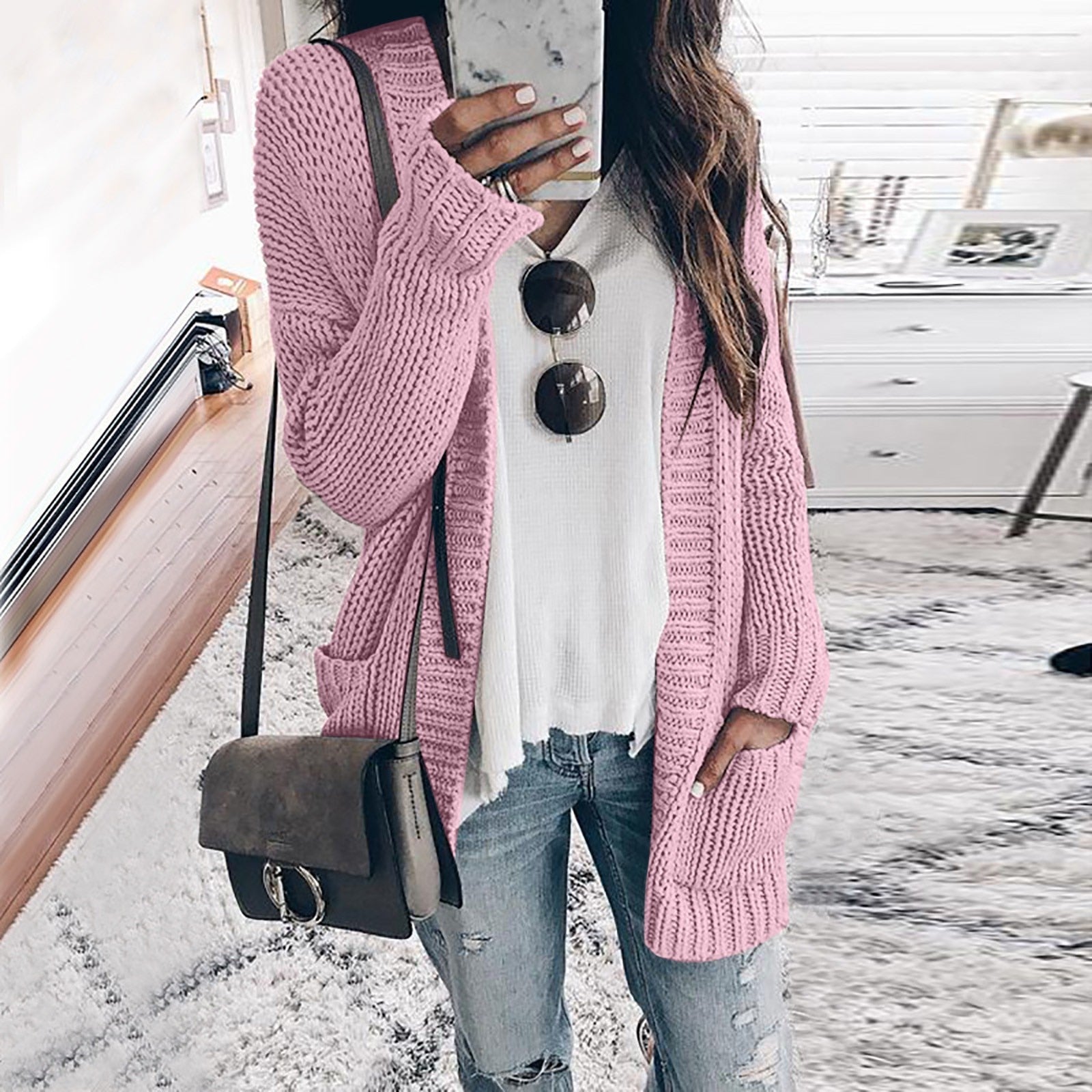 Jayme | Strickjacke in Übergröße