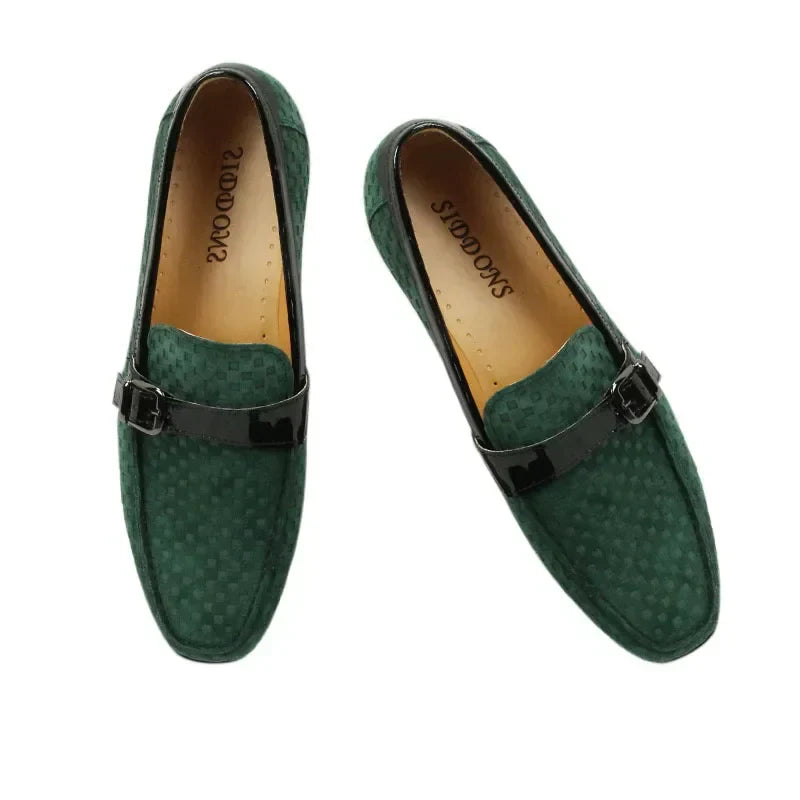 WildlederLoafers – Loafers aus Wildleder mit Metallschnalle