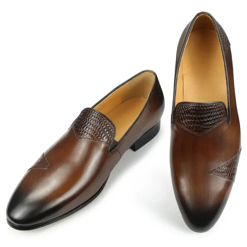HandcraftedElegance – Handgefertigte Leder-Dress Loafers