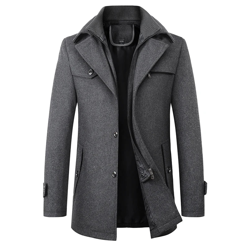 Erlesene Eleganz - Premium Trenchcoat für Herren