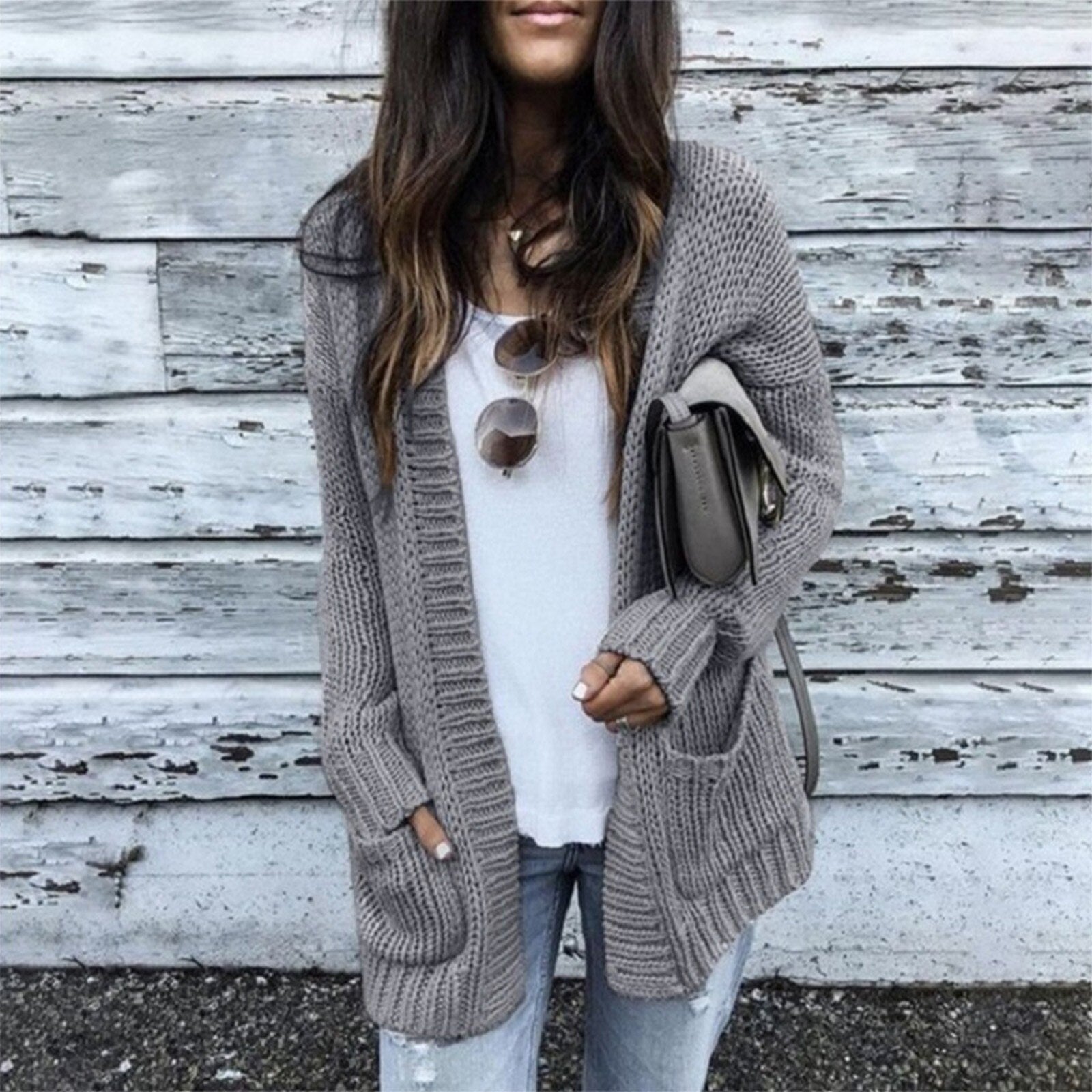Jayme | Strickjacke in Übergröße