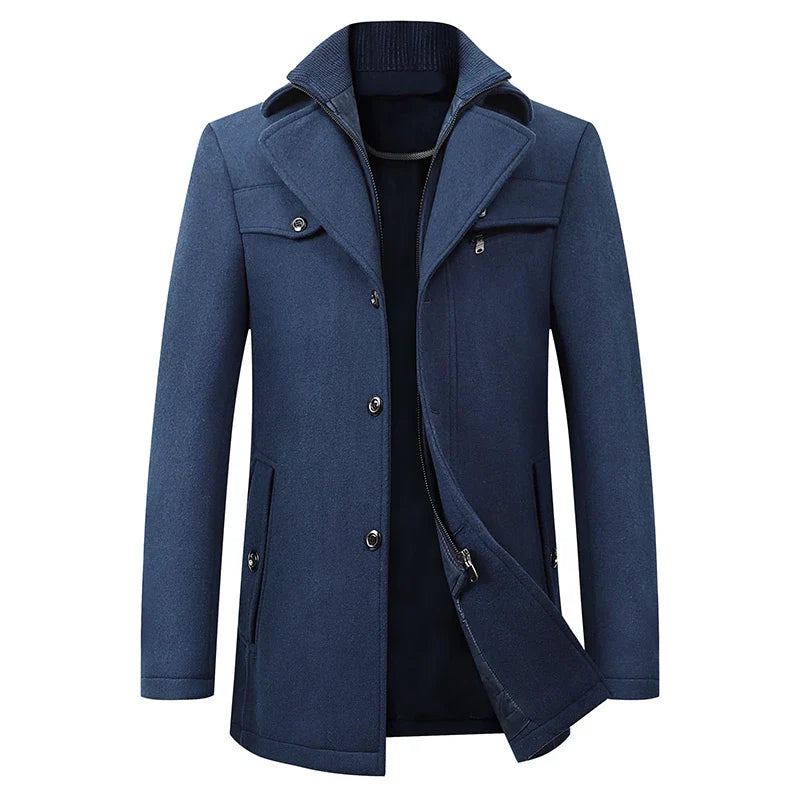 Erlesene Eleganz - Premium Trenchcoat für Herren