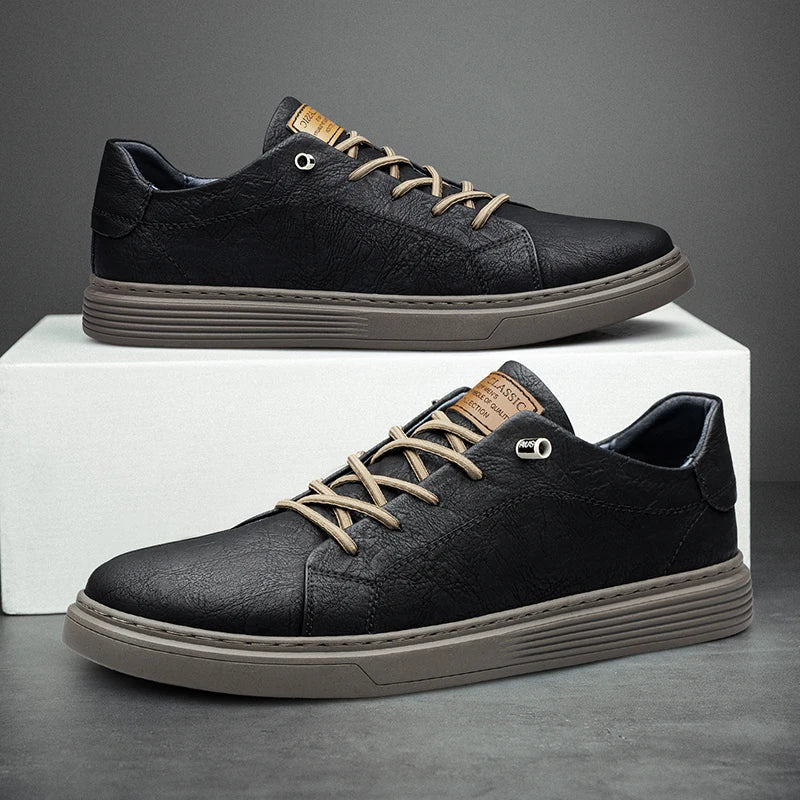 FreizeitStep – Herren Freizeit-Schnürschuhe