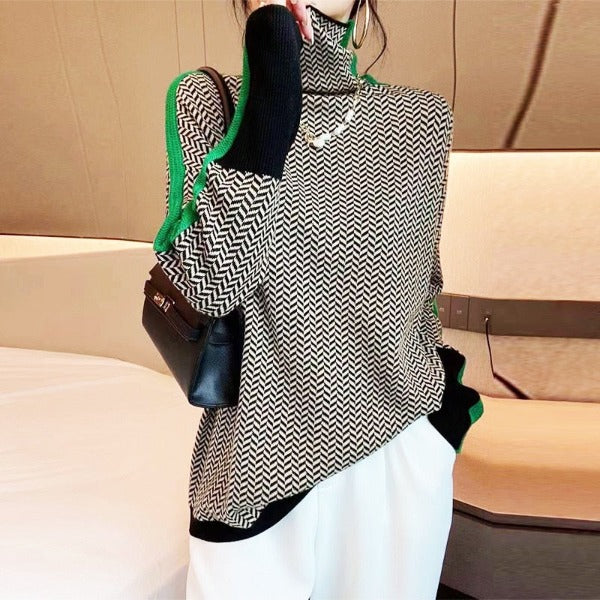Anna - Gemusterter Pullover