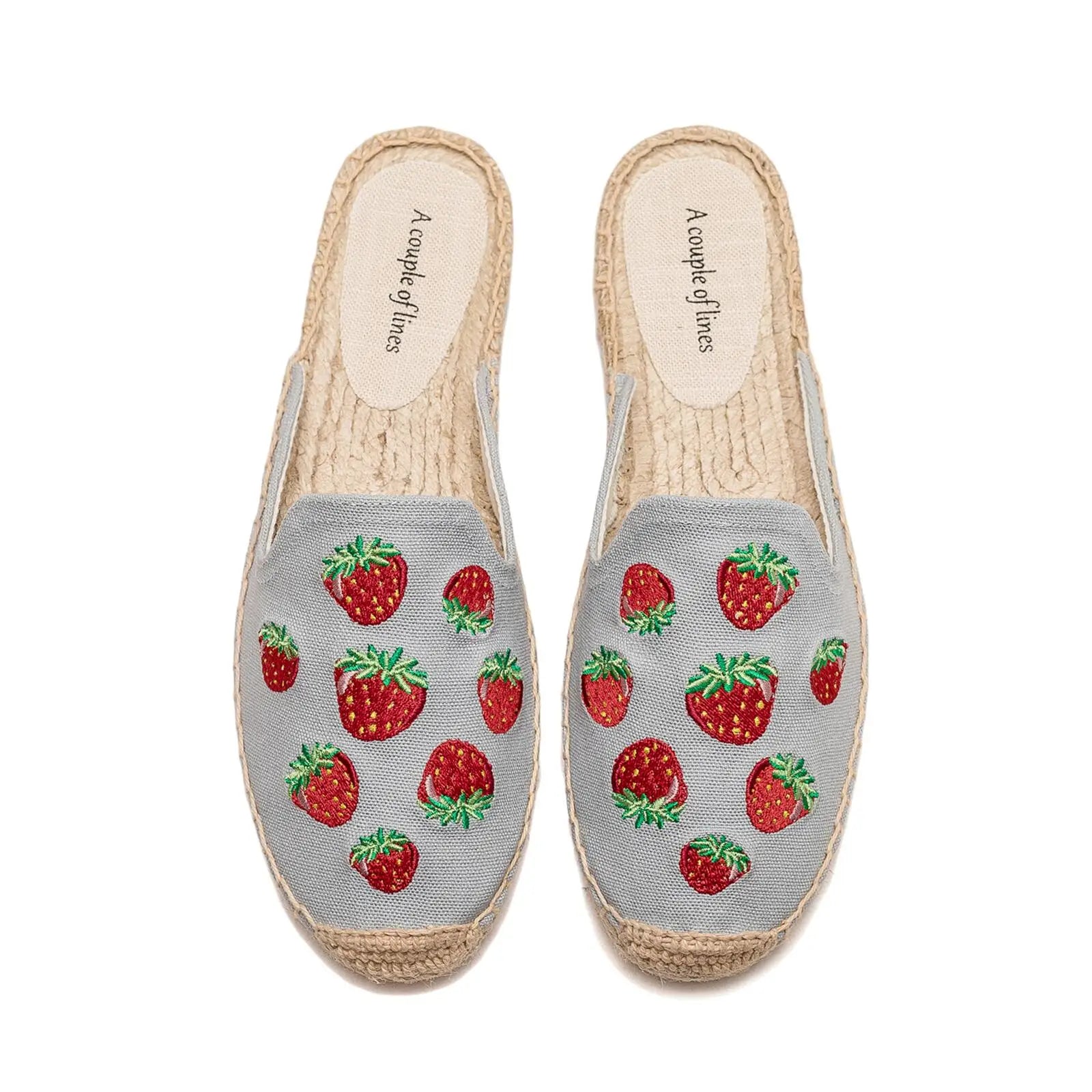 Espadrille-Pantoletten für Damen