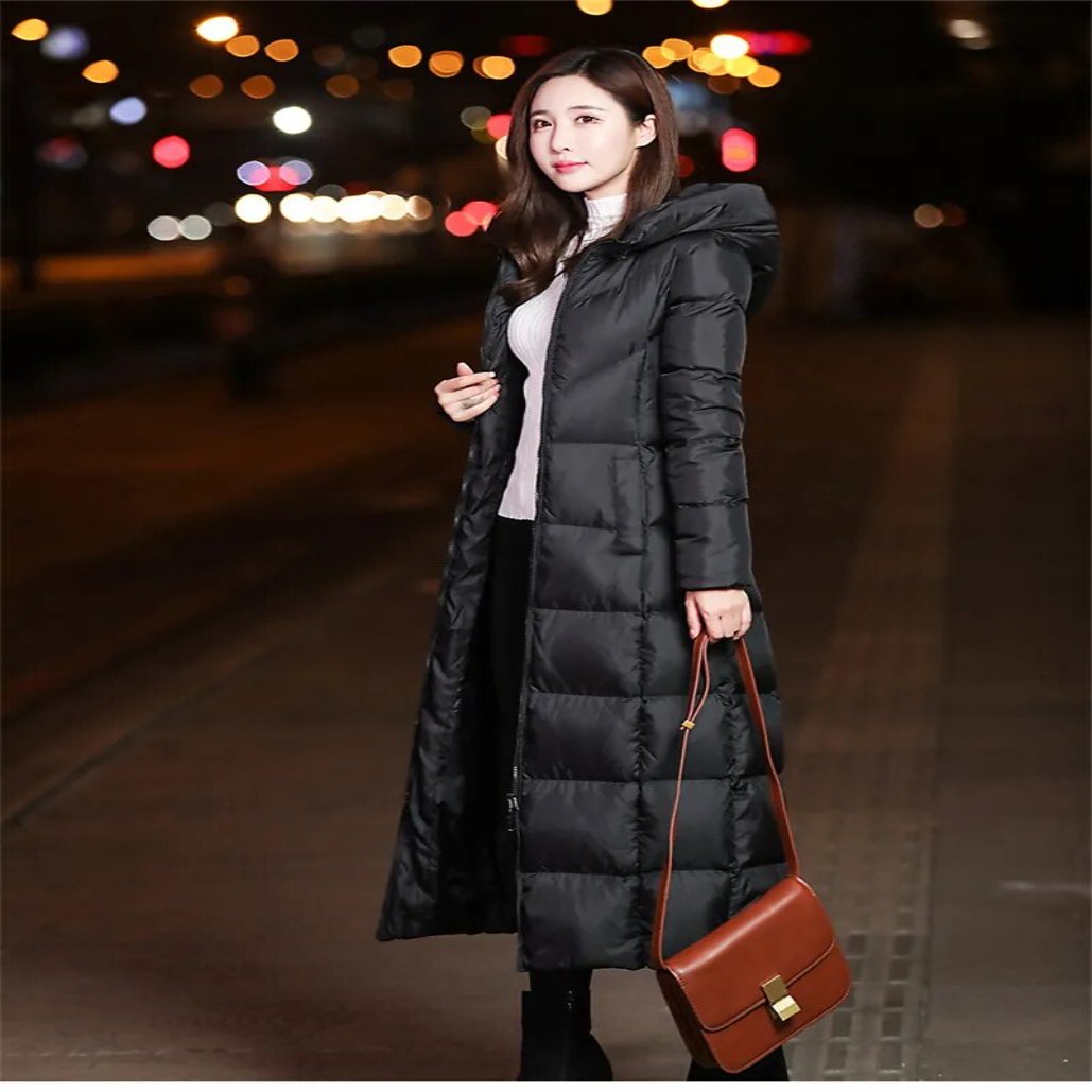 Kendall | Damen Klassisch Elegante Winter Parka Jacke | Lang
