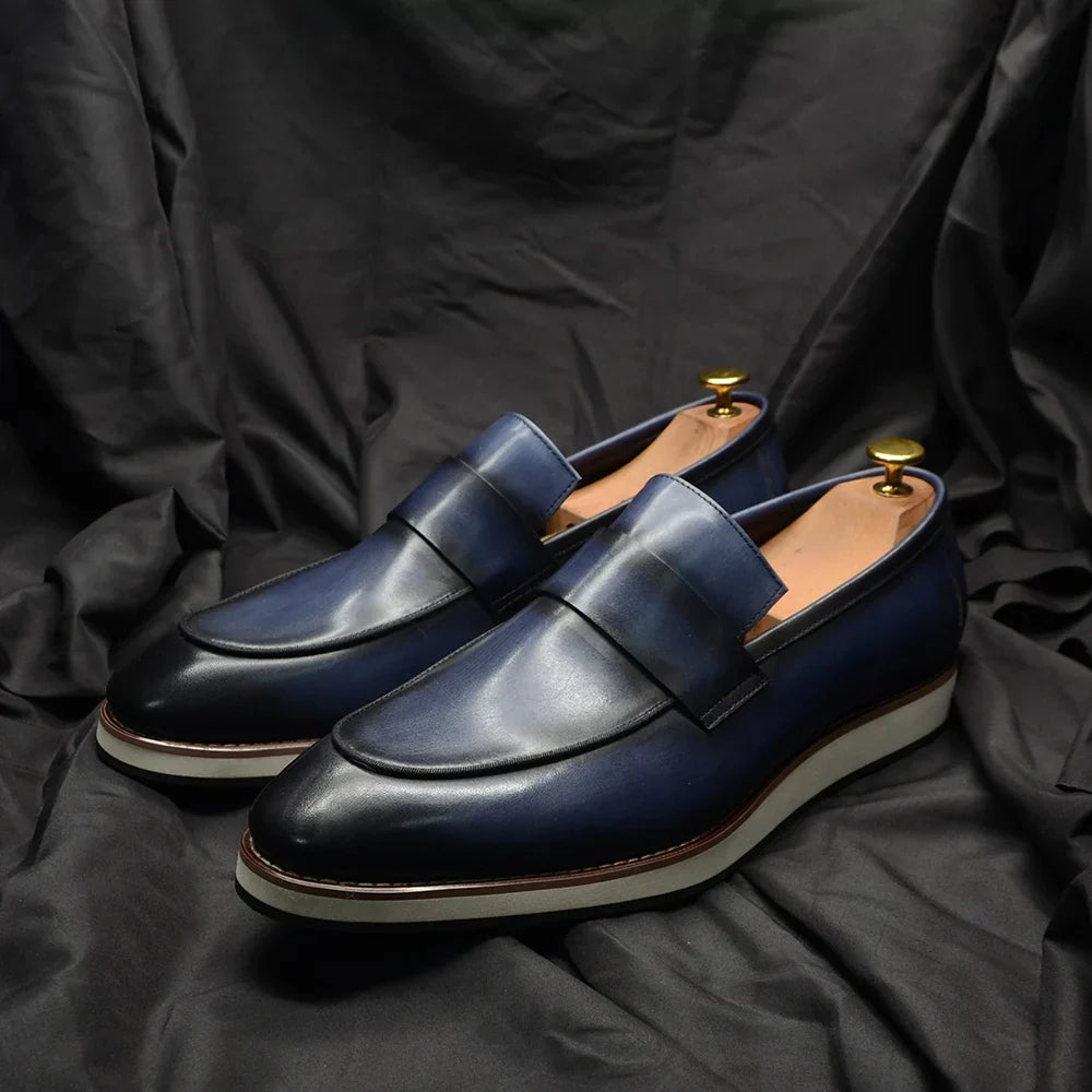 LuxeStyle – Luxe Leder Penny Loafers