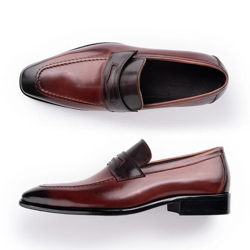 LuxeDress – Exklusive Leder Loafers für Herren