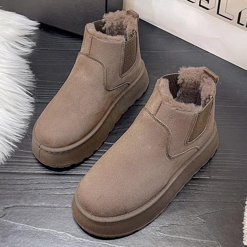 Reina | Damen Winter Knöchel Stiefel | Warme