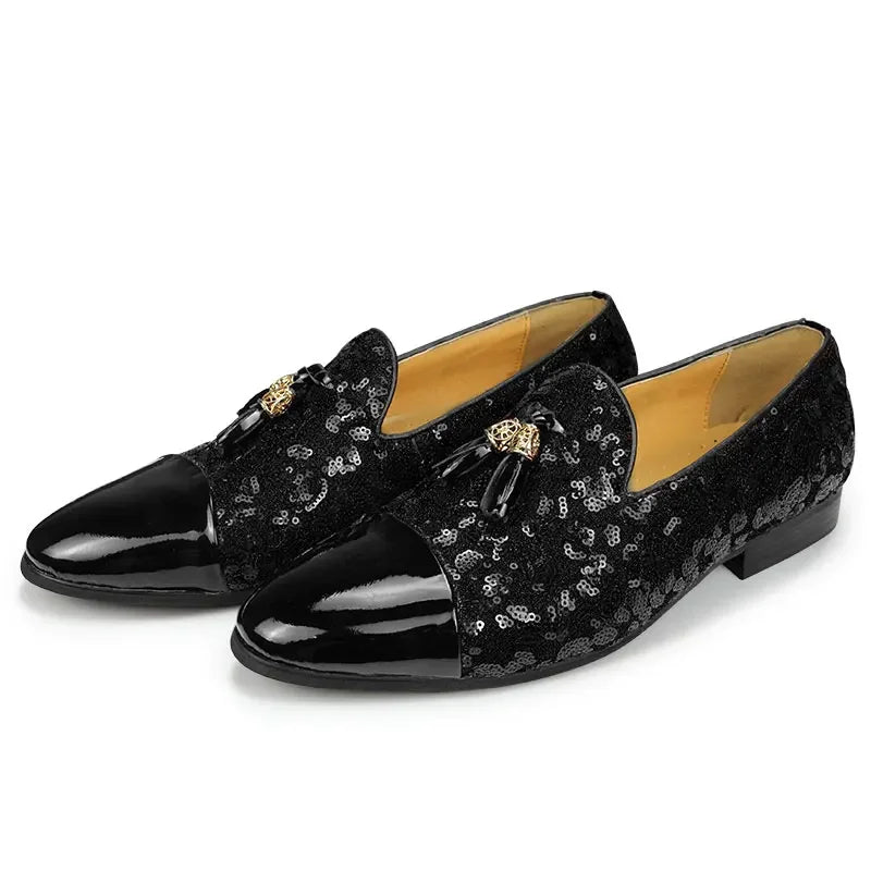 RedLuxe – Rote Lackleder-Loafer