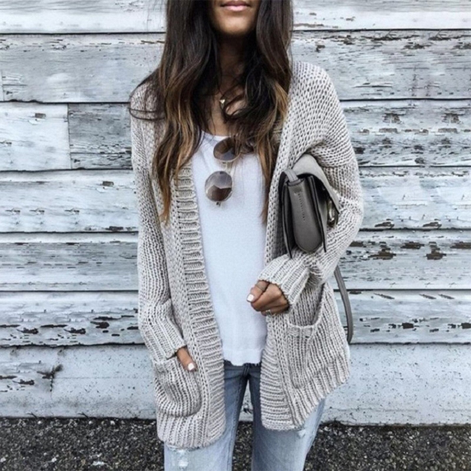 Jayme | Strickjacke in Übergröße