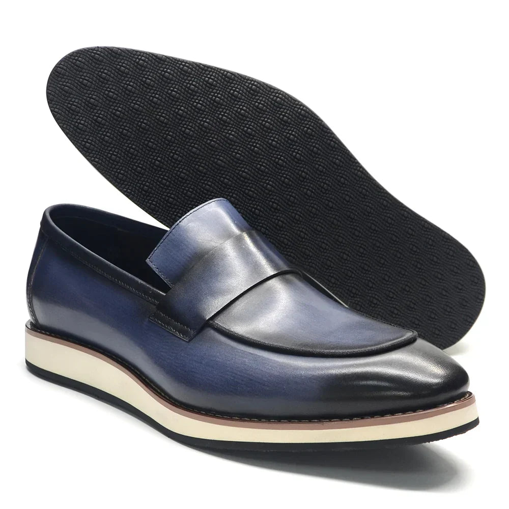 LuxeStyle – Luxe Leder Penny Loafers