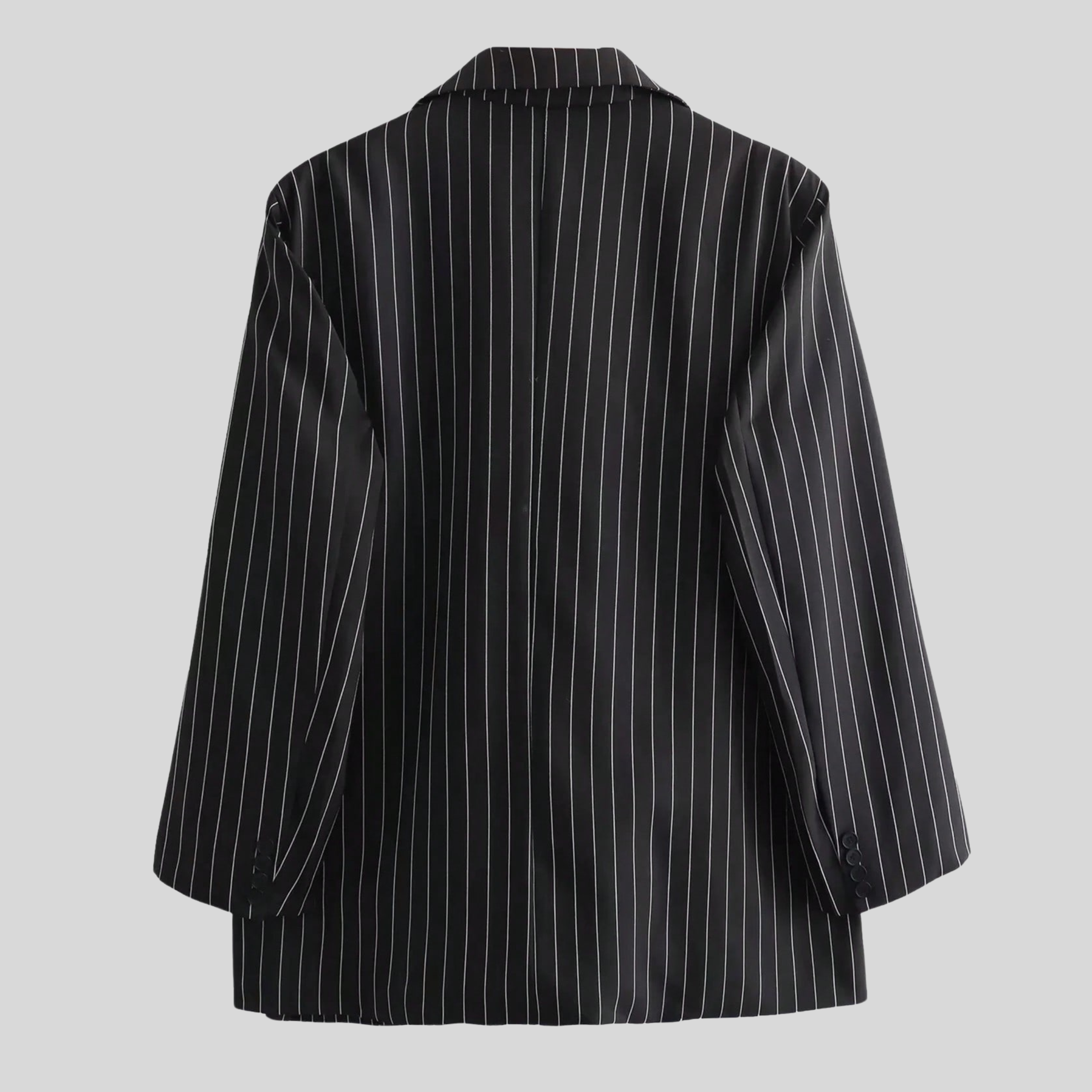 StreifenBlazer – Gestreifter Mode-Blazer
