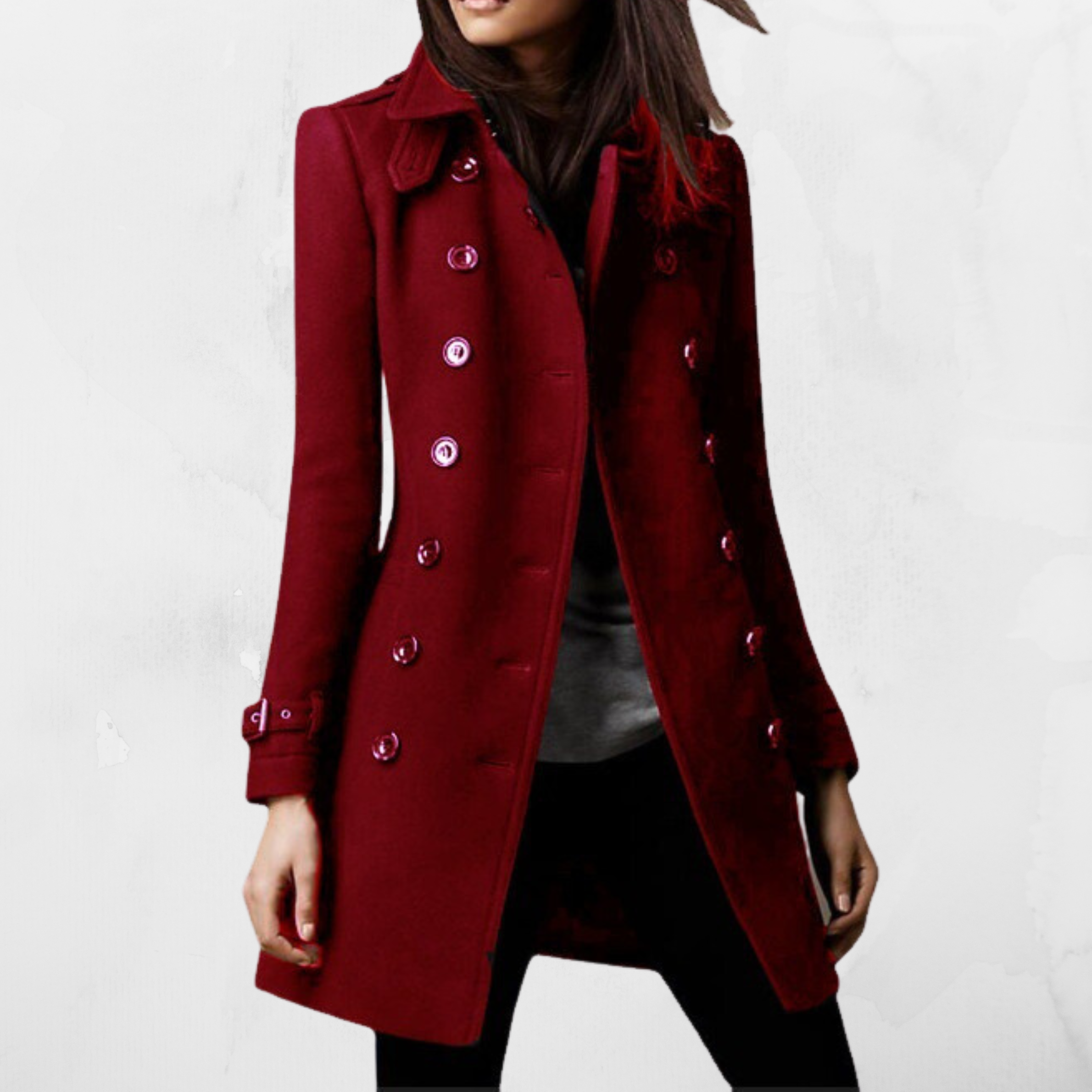 Delia - Tweed Damenmantel