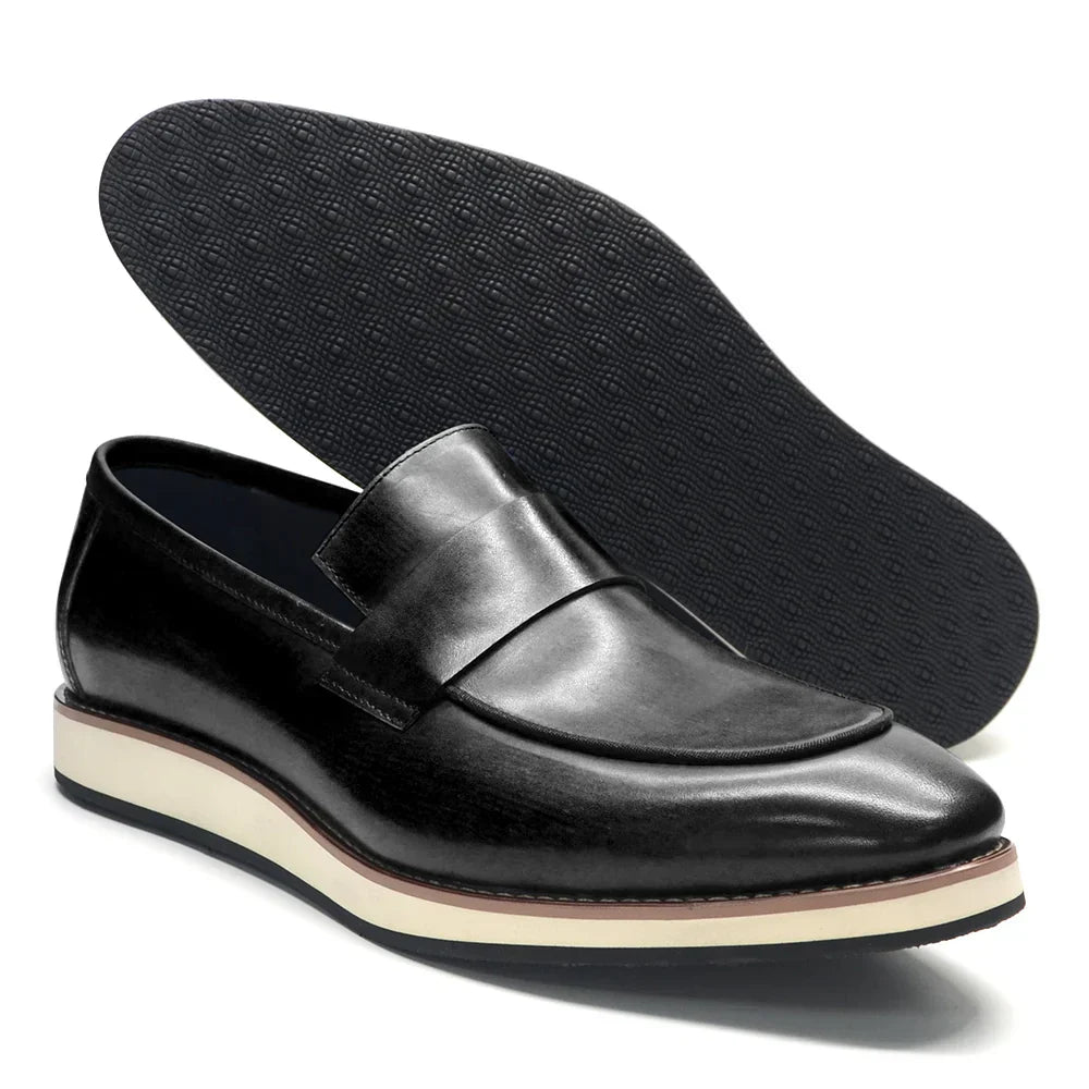 LuxeStyle – Luxe Leder Penny Loafers