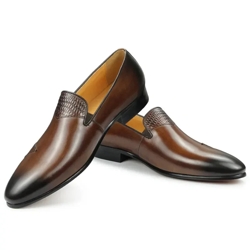 HandcraftedElegance – Handgefertigte Leder-Dress Loafers