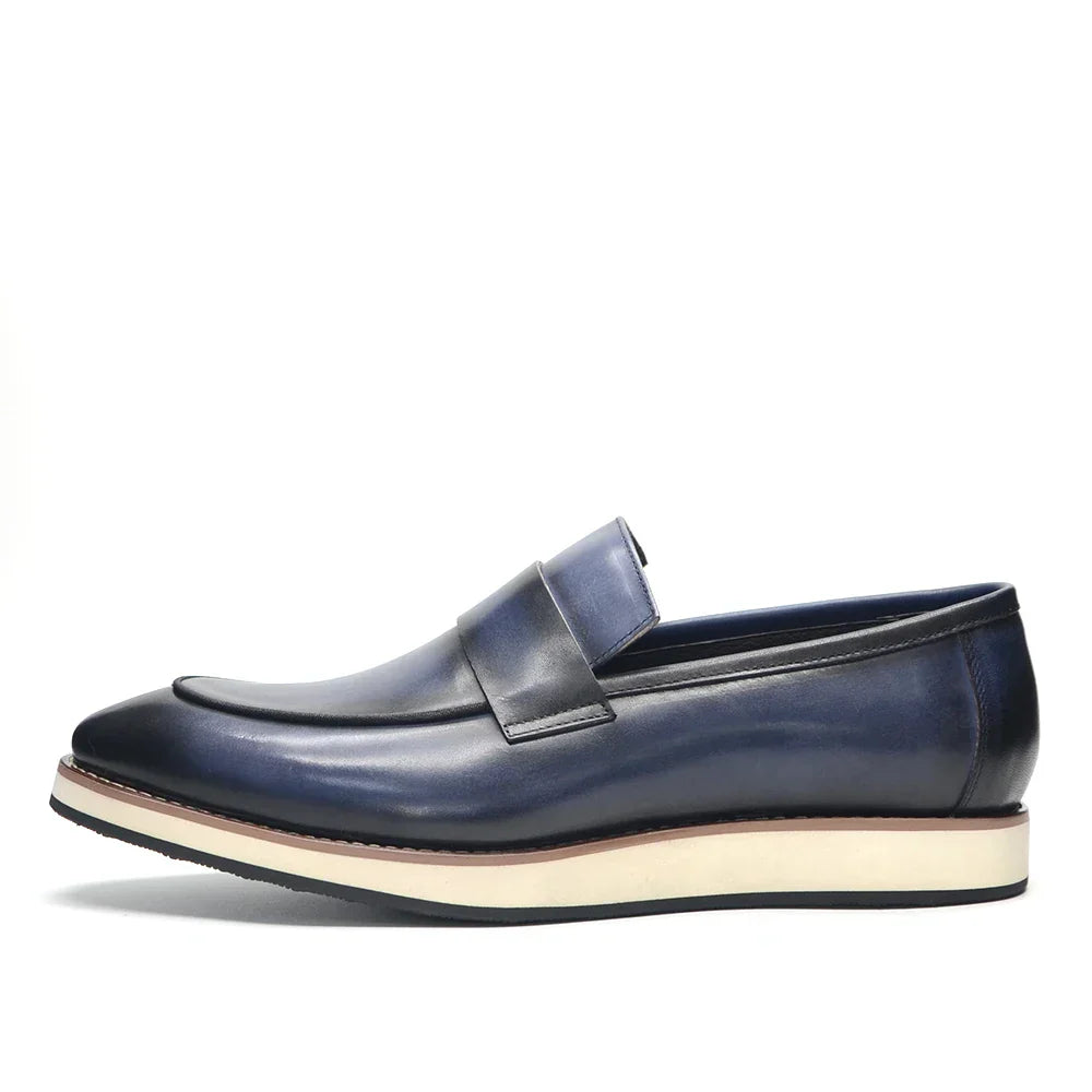 LuxeStyle – Luxe Leder Penny Loafers