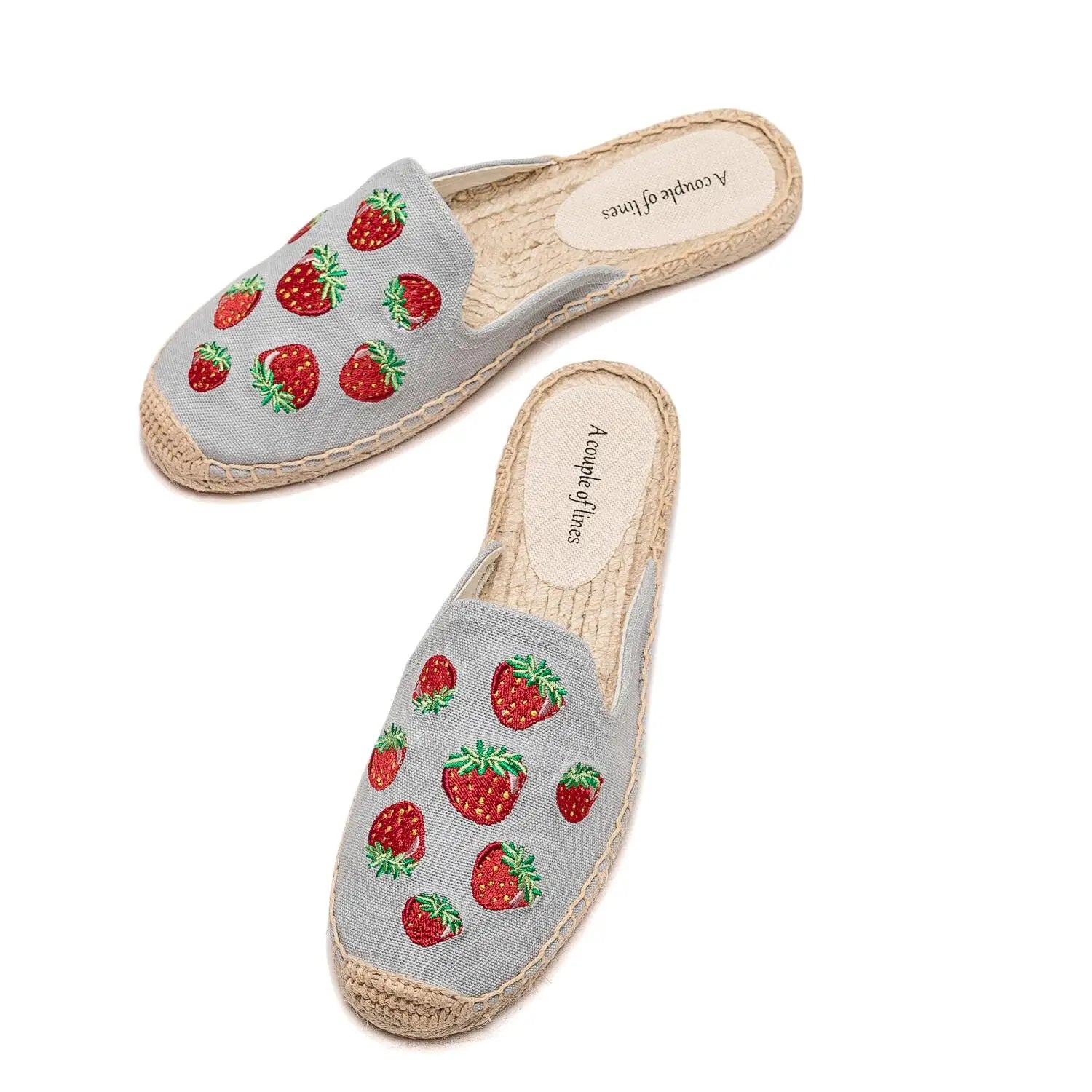 Espadrille-Pantoletten für Damen