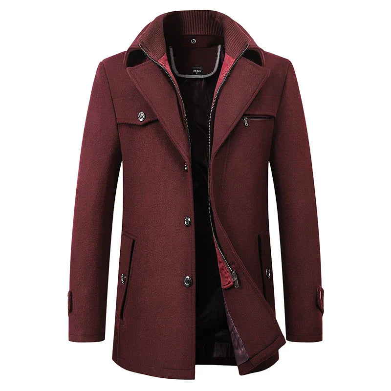 Erlesene Eleganz - Premium Trenchcoat für Herren