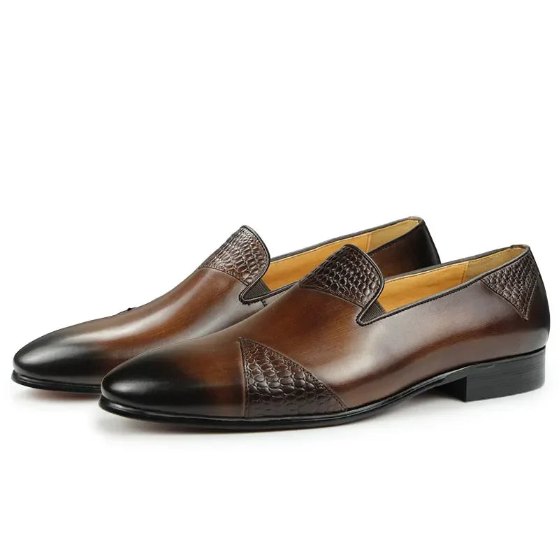 HandcraftedElegance – Handgefertigte Leder-Dress Loafers