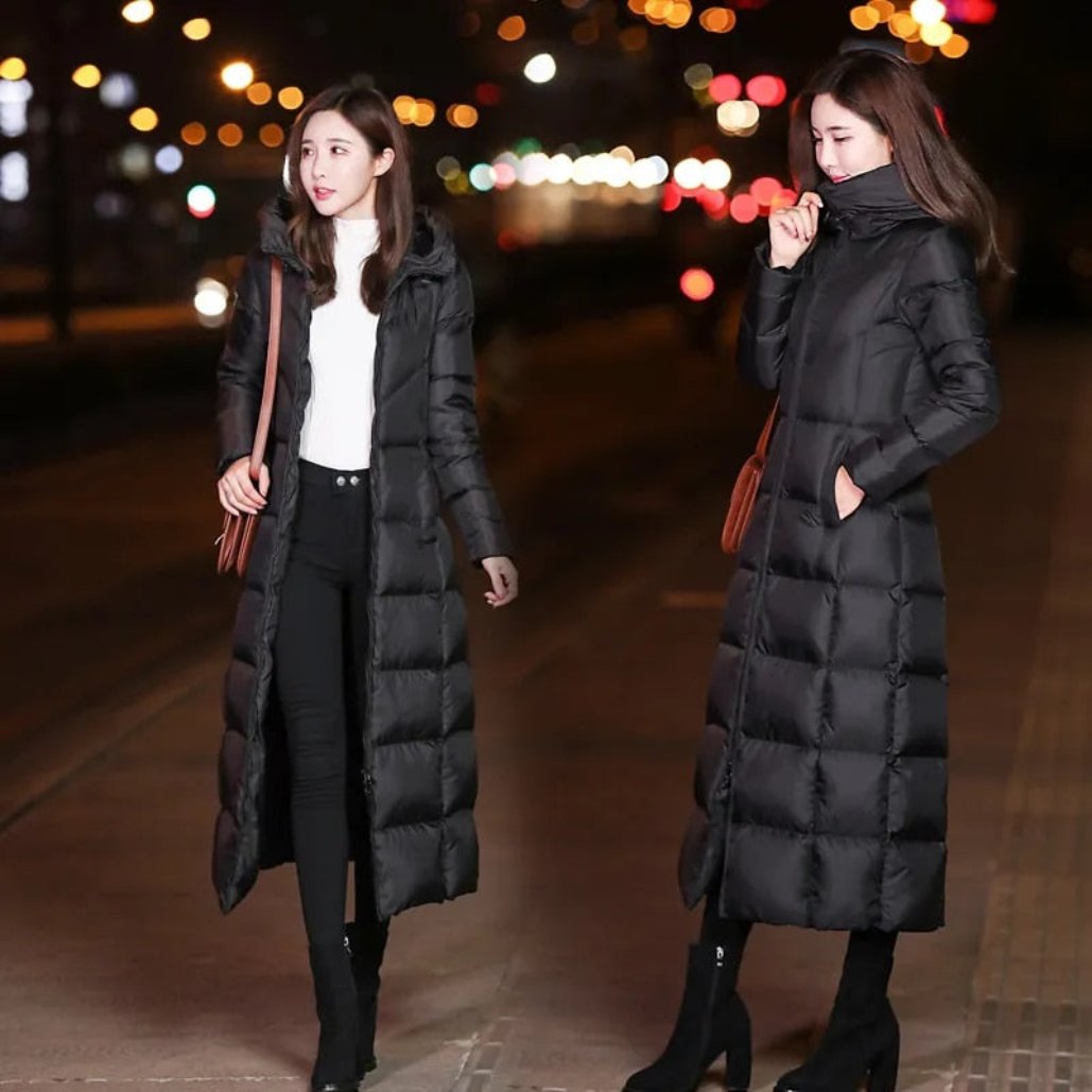 Kendall | Damen Klassisch Elegante Winter Parka Jacke | Lang