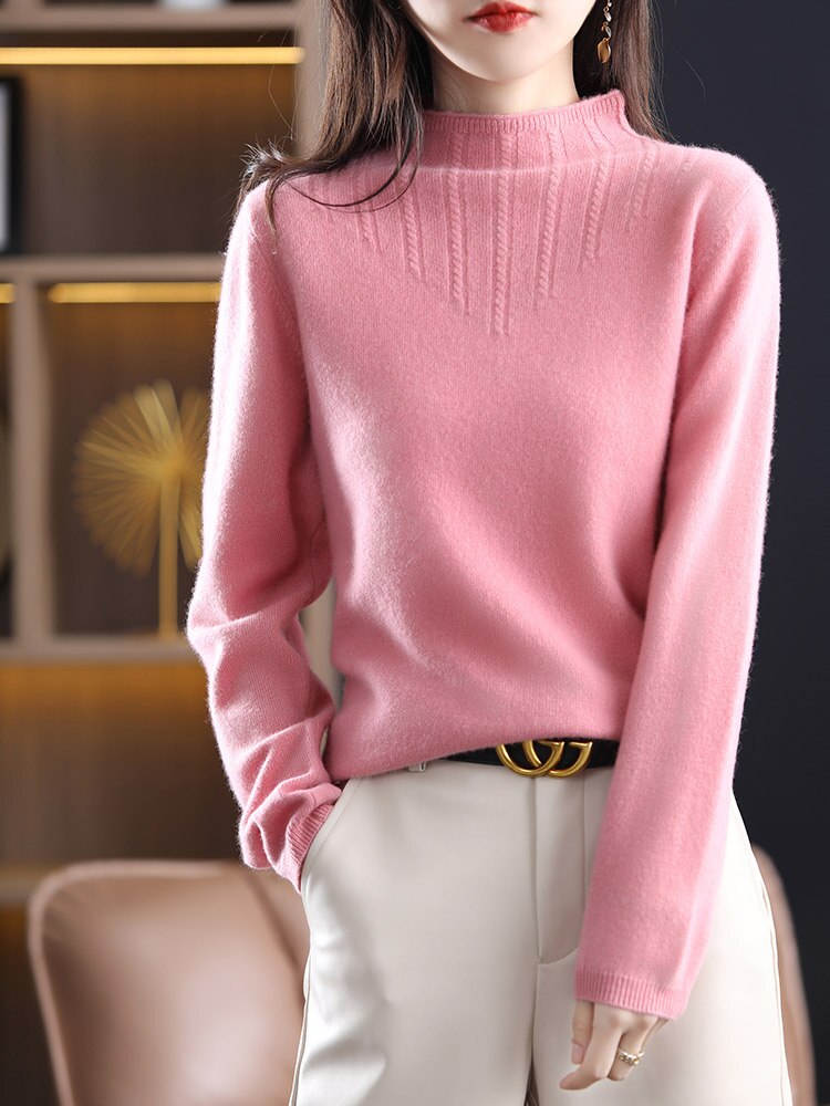 Krisha - Wollpullover mit langen Ärmeln