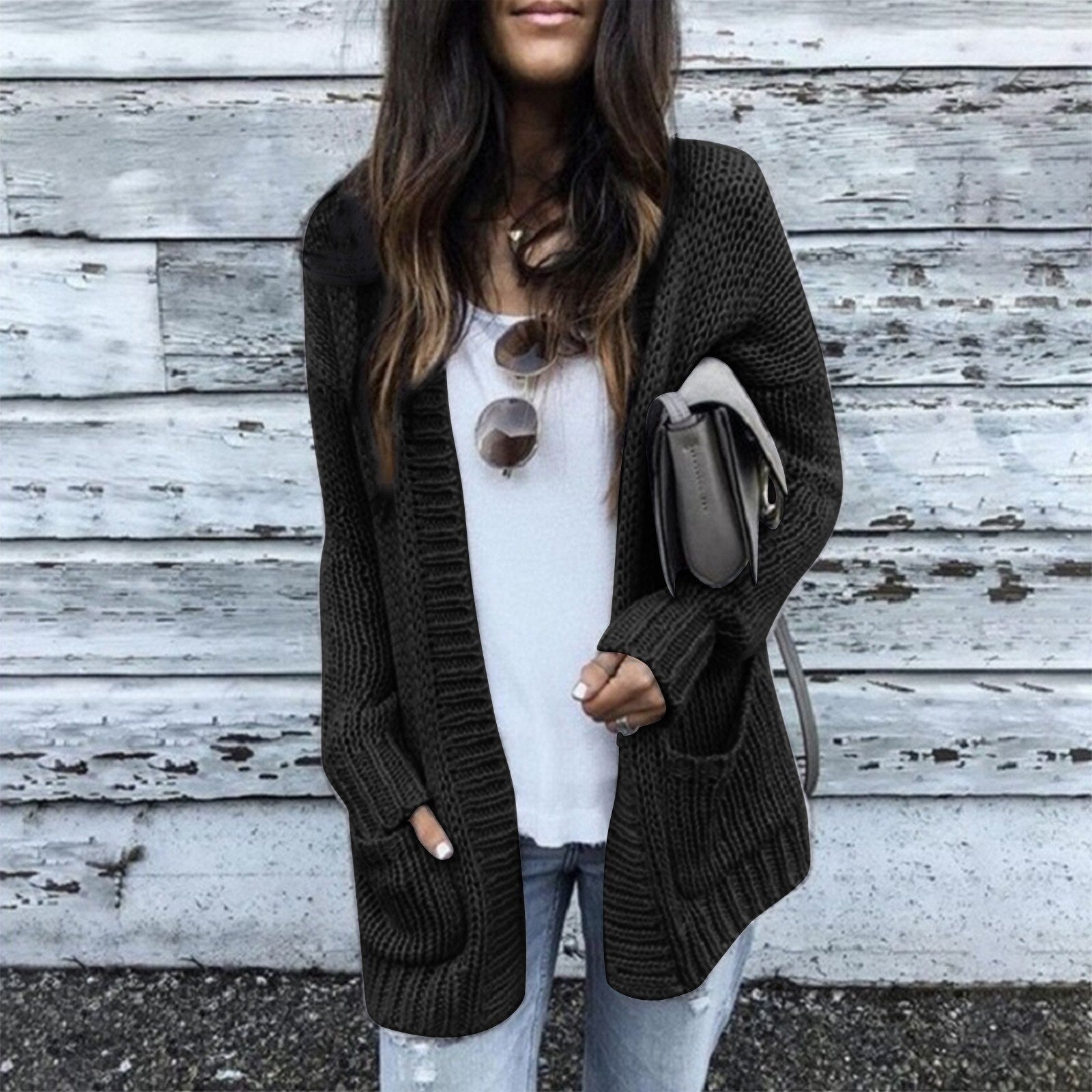 Jayme | Strickjacke in Übergröße